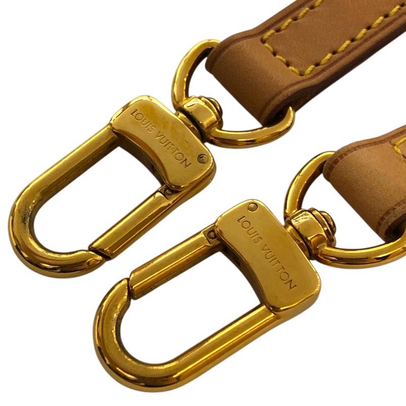 ルイ ヴィトン LOUIS VUITTON ショルダーストラップ ベージュ ヌメ革 レディース ストラップ