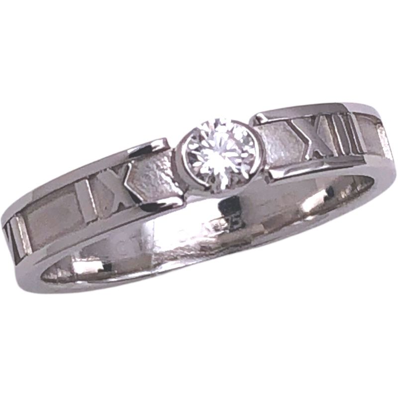 ティファニー TIFFANY＆CO アトラスダイヤリング ホワイトゴールド 750 WG ジュエリー