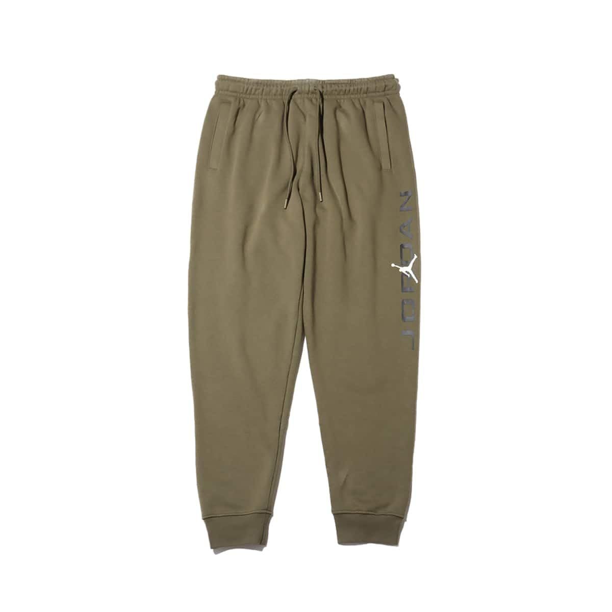 ナイキ ジョーダン セットアップ対応モデル ジョガー スウェットパンツ バスケットボール Jordan HQ 4645 222 ミディアムオリーブ スポーツ ジム 筋トレ フィットネス トレーニング フリー L