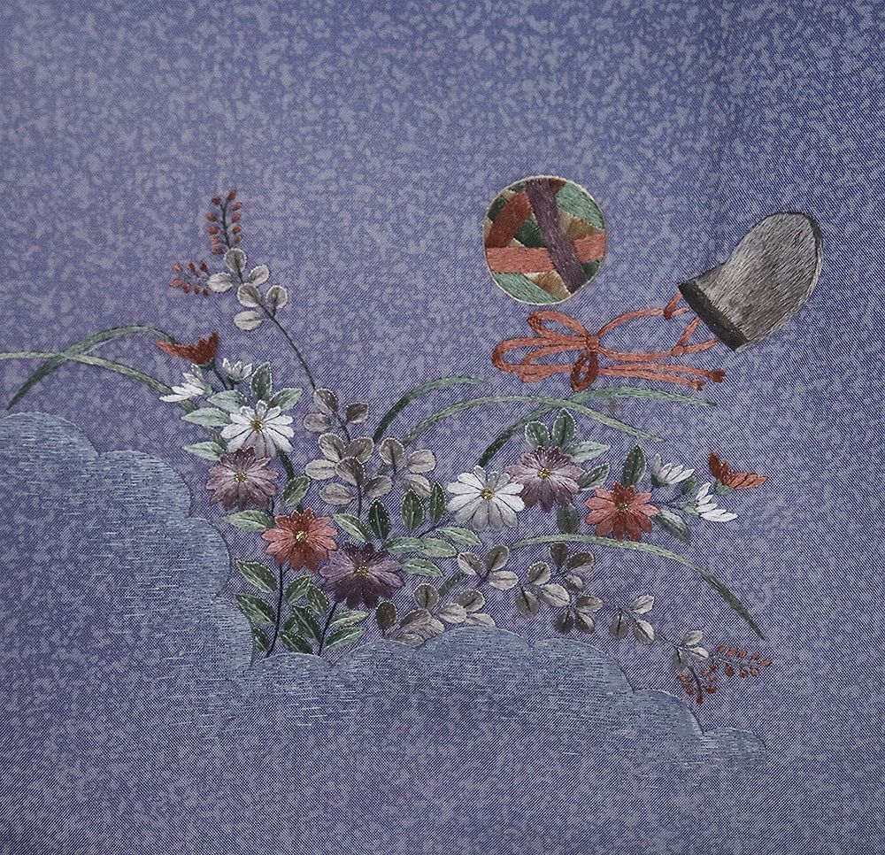 青グレー グレー紫