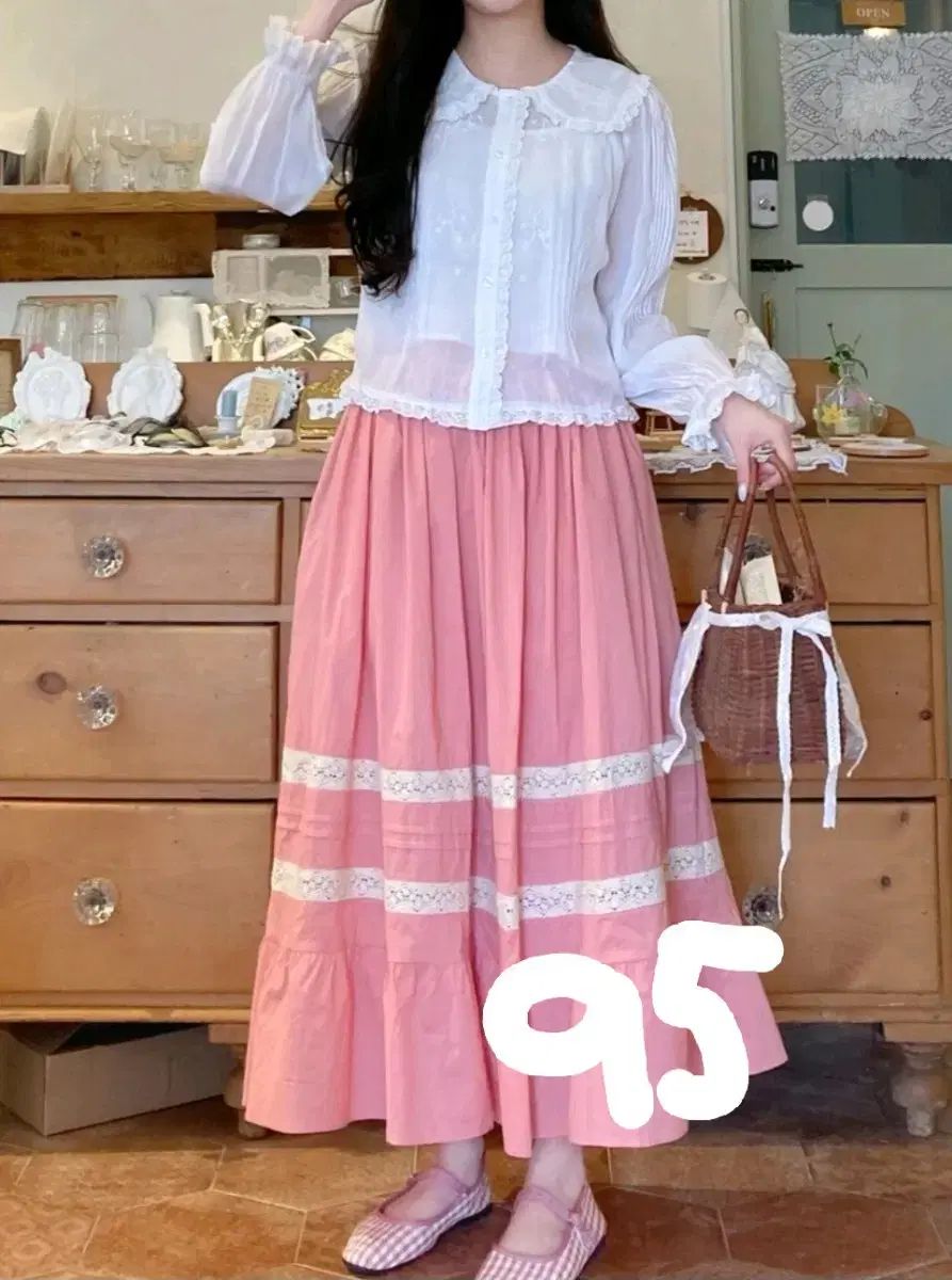 Darling Studio デイリー レース スカート 2 color ピンタック 春 デートコーデ