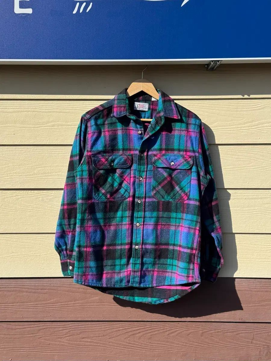 90 s Private Property ヘビー フランネル ワークシャツ