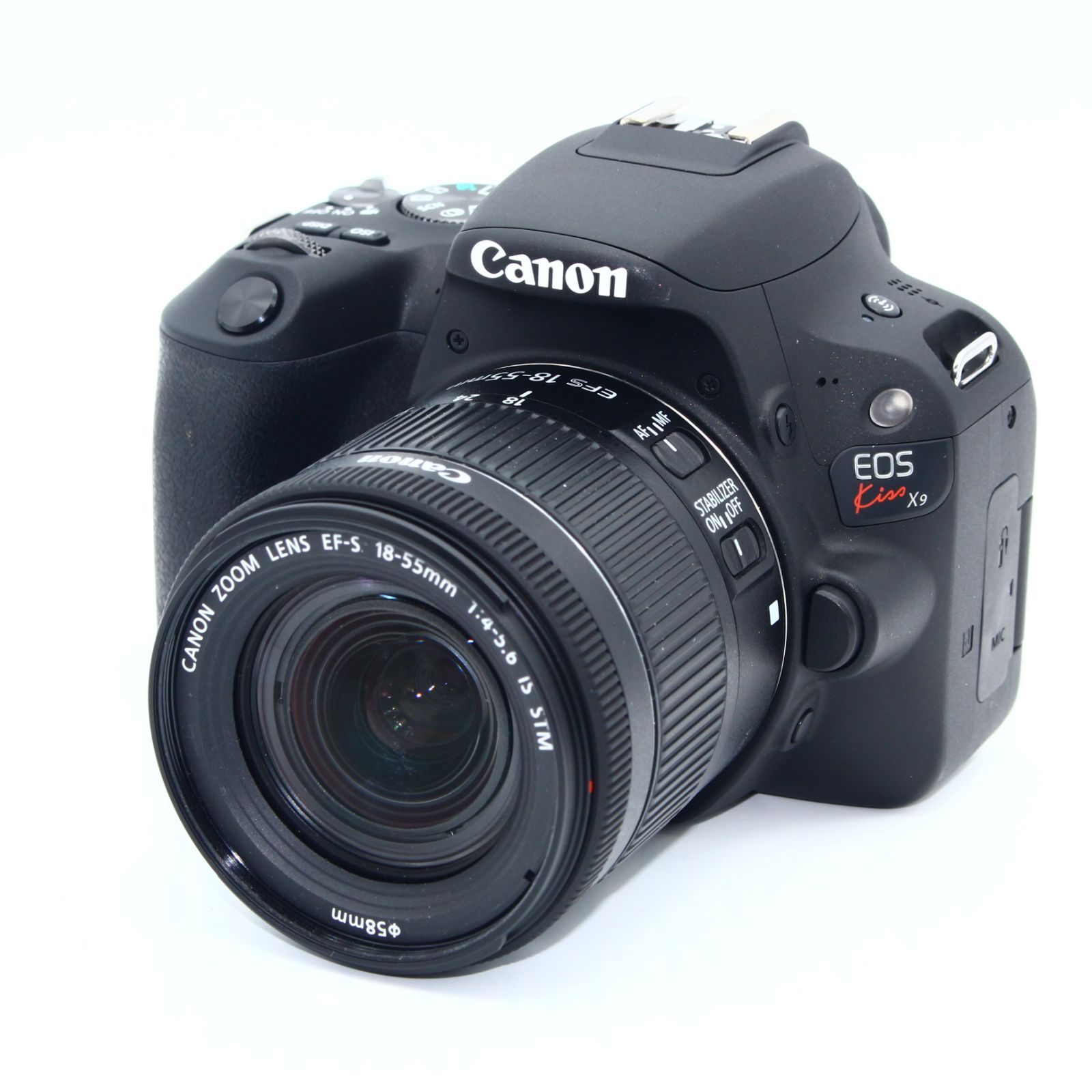 Canon デジタル一眼レフカメラ EOS Kiss X 9 ブラック レンズキット