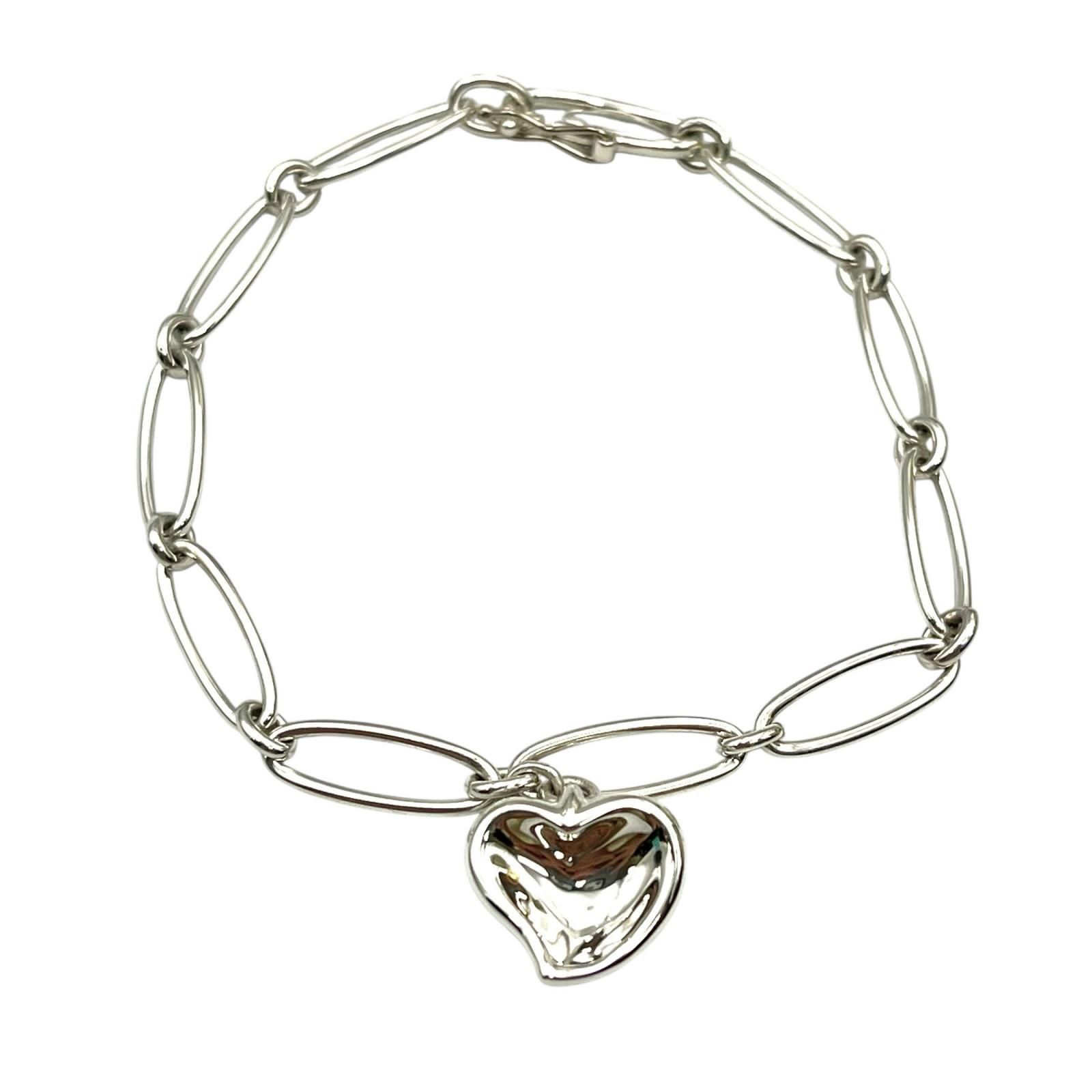 ティファニー TIFFANY&Co. ブレスレット カーブドハート シルバー925