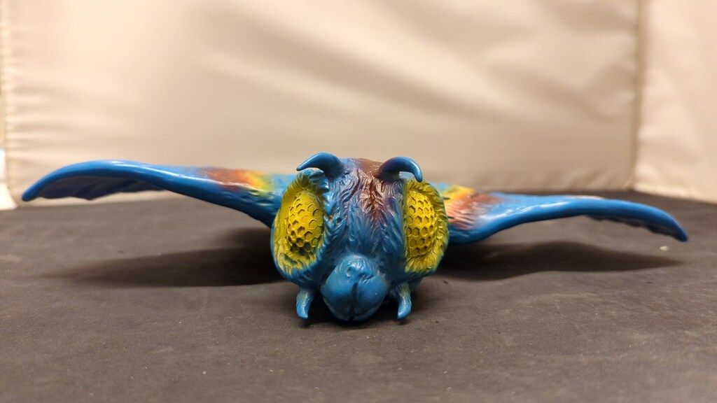 ブルマァク ブルマァクST/VINソフビ モスラ(青成型/羽両端300mm