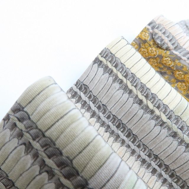 百華 Y 4323 高島屋謹製 手縫い仕立て 菊 梅 桜 蝶 鎧おどし 正絹 道行コート