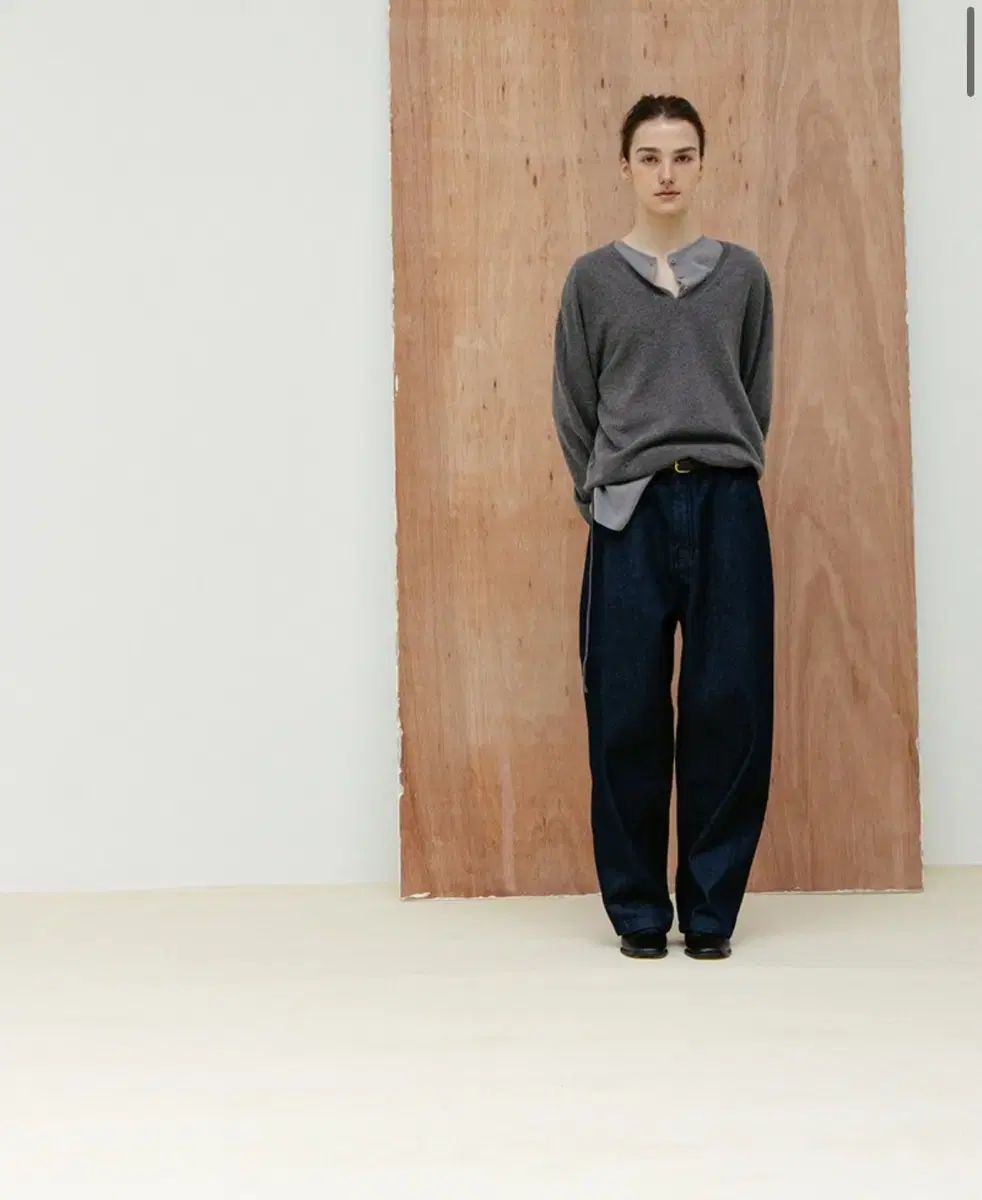 르917 単独カーブドデニムパンツ Indigo 36