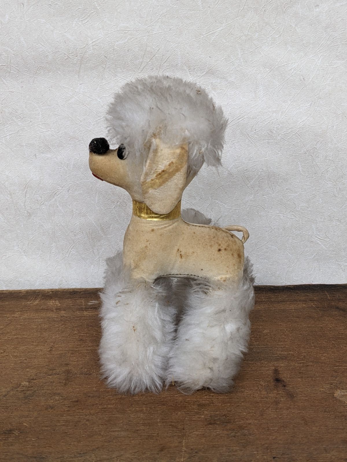 ヴィンテージ プードルのぬいぐるみ レトロアニマル 1950年代＊mll114