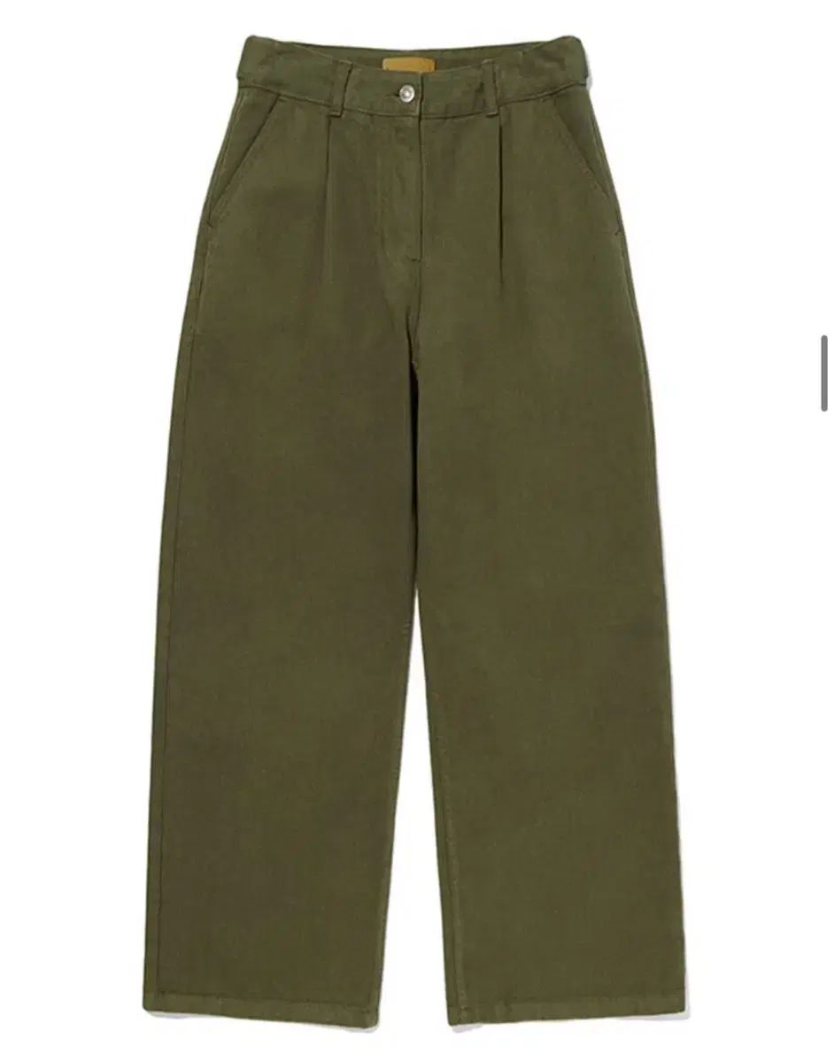 르917 ワンタックデニムパンツ カーキ