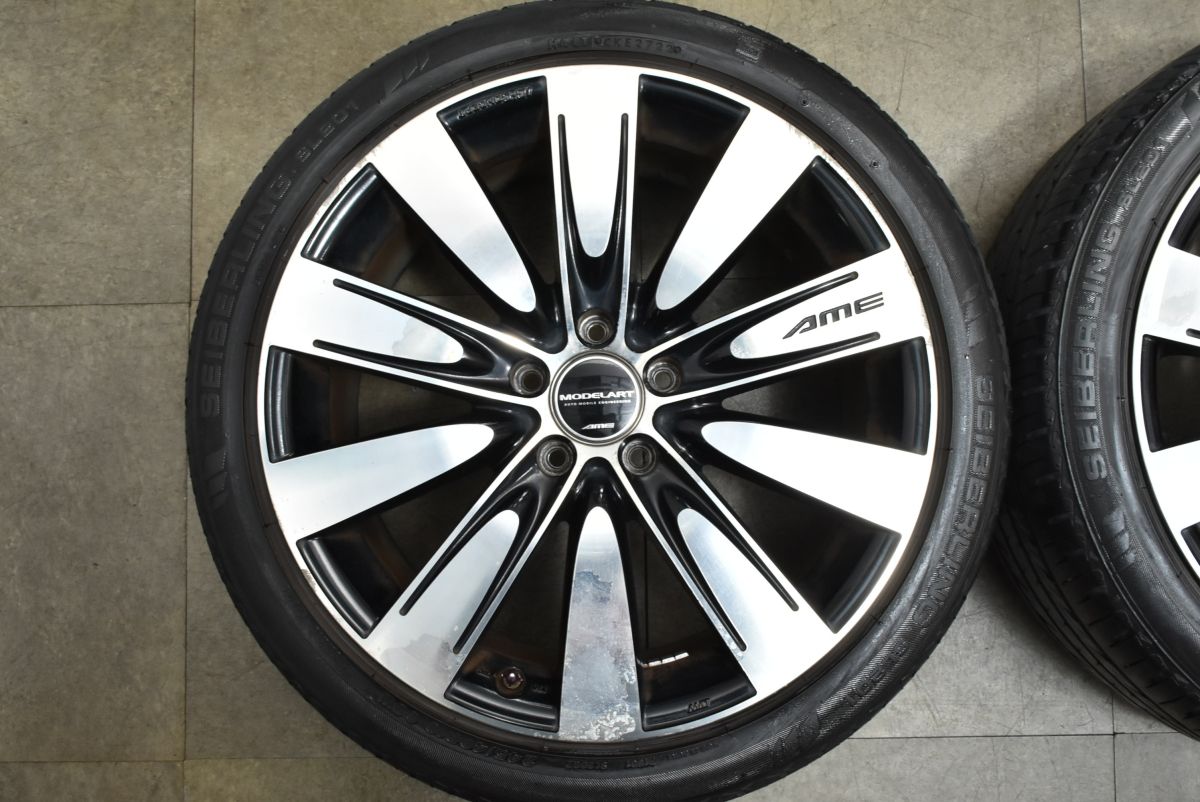 品 AME モデラート 19 in 8 J 45 PCD 114 3 セイバーリングSL 201 245 40 R アルファード エスティマ C HR カムリ RCオデッセイ