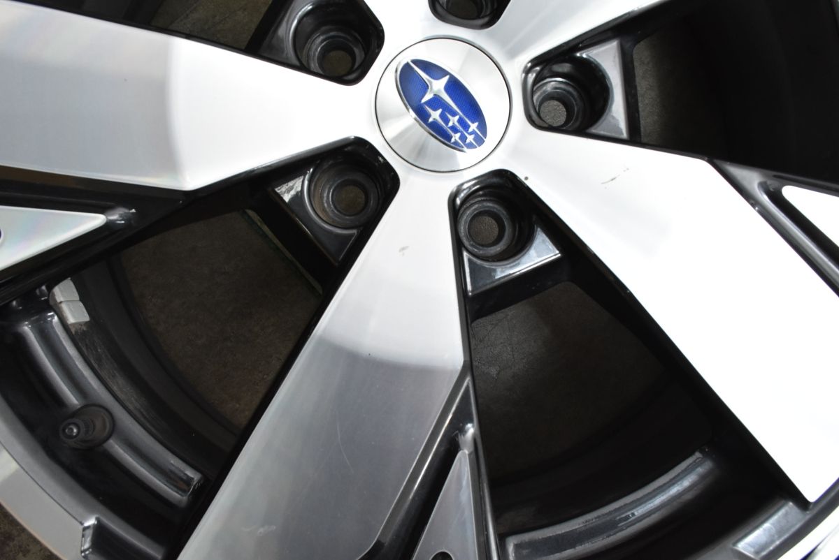  良好 スバル SK フォレスター アドバンス 18 in 7 J 48 PCD 114 3 BS 9 レガシィアウトバック レイバック WRX S 4 スタッドレス用にも 18インチ ホイール