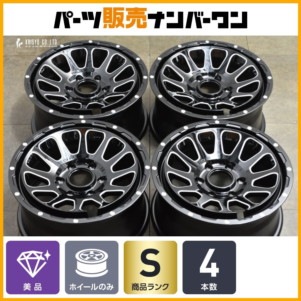 デルタフォース オーバル 17 in 8 J 20 PCD 139.7 ハブ径106 mm FJ ランドクルーザー プラド ハイラックス サーフ ブラックマシニング