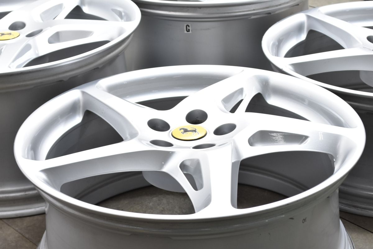 程度良好品 フェラーリ 458イタリア 20 in 8.5 J 46.5 10.5 58.5 PCD 114.3 262892 282335 スパイダー カリフォルニア流用