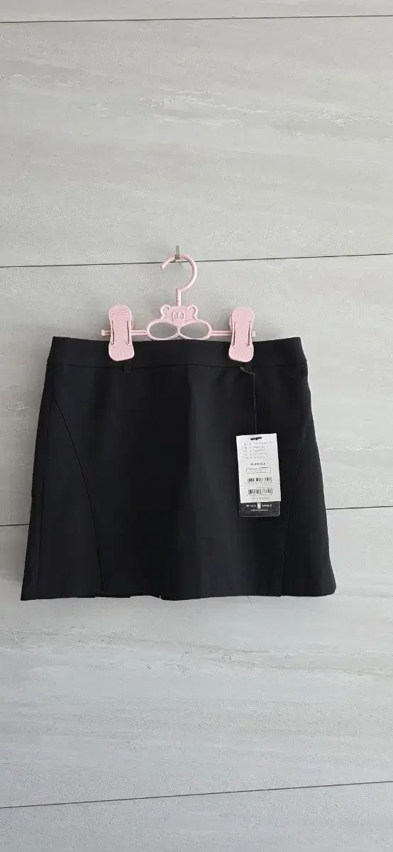 WIDE ANGLE ワイドアングル W ブラック 起毛 ゴルフスカート