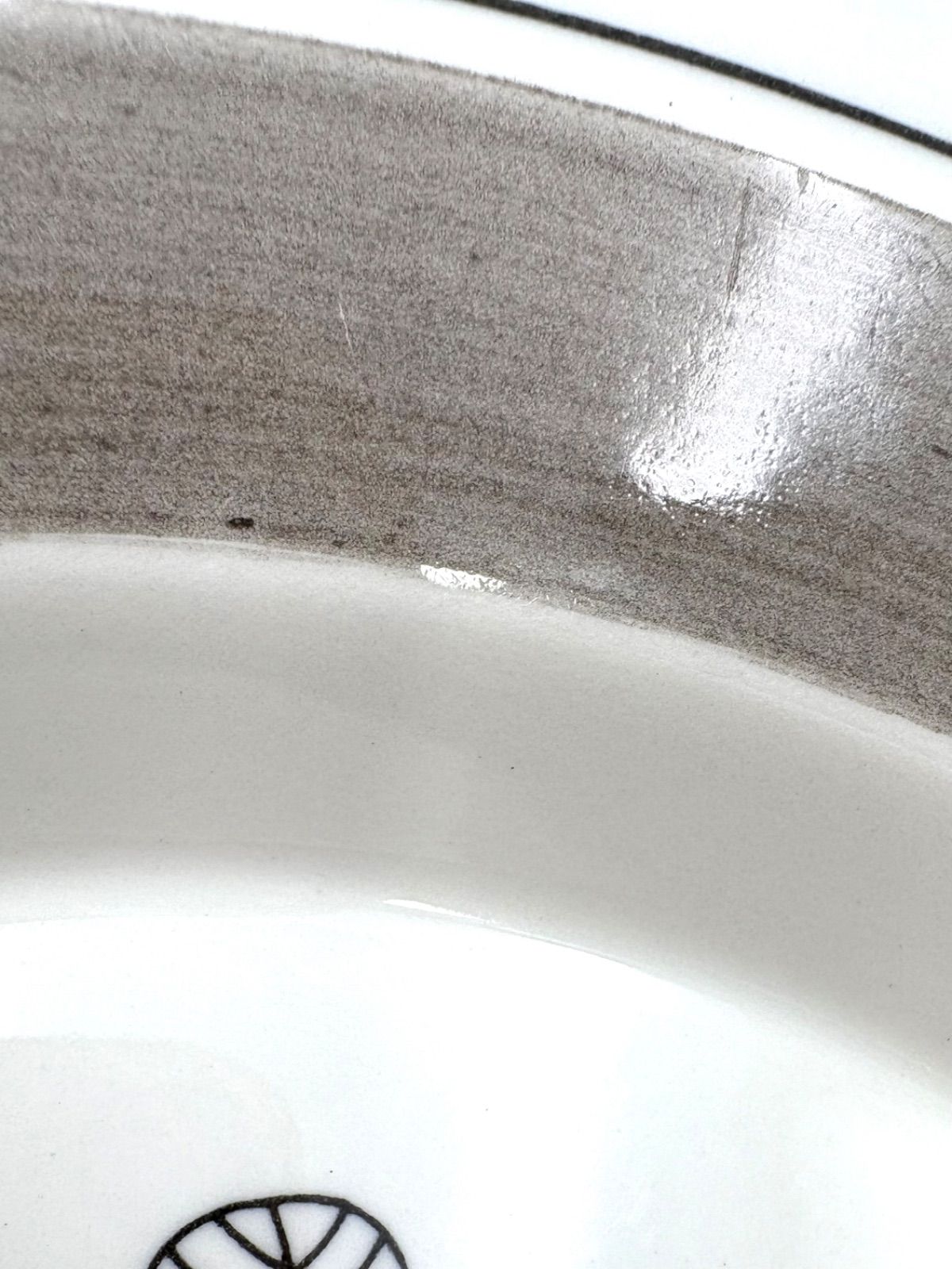 ARABIA アラビア クロッカス グレーリム 24 cm ヴィンテージ プレート