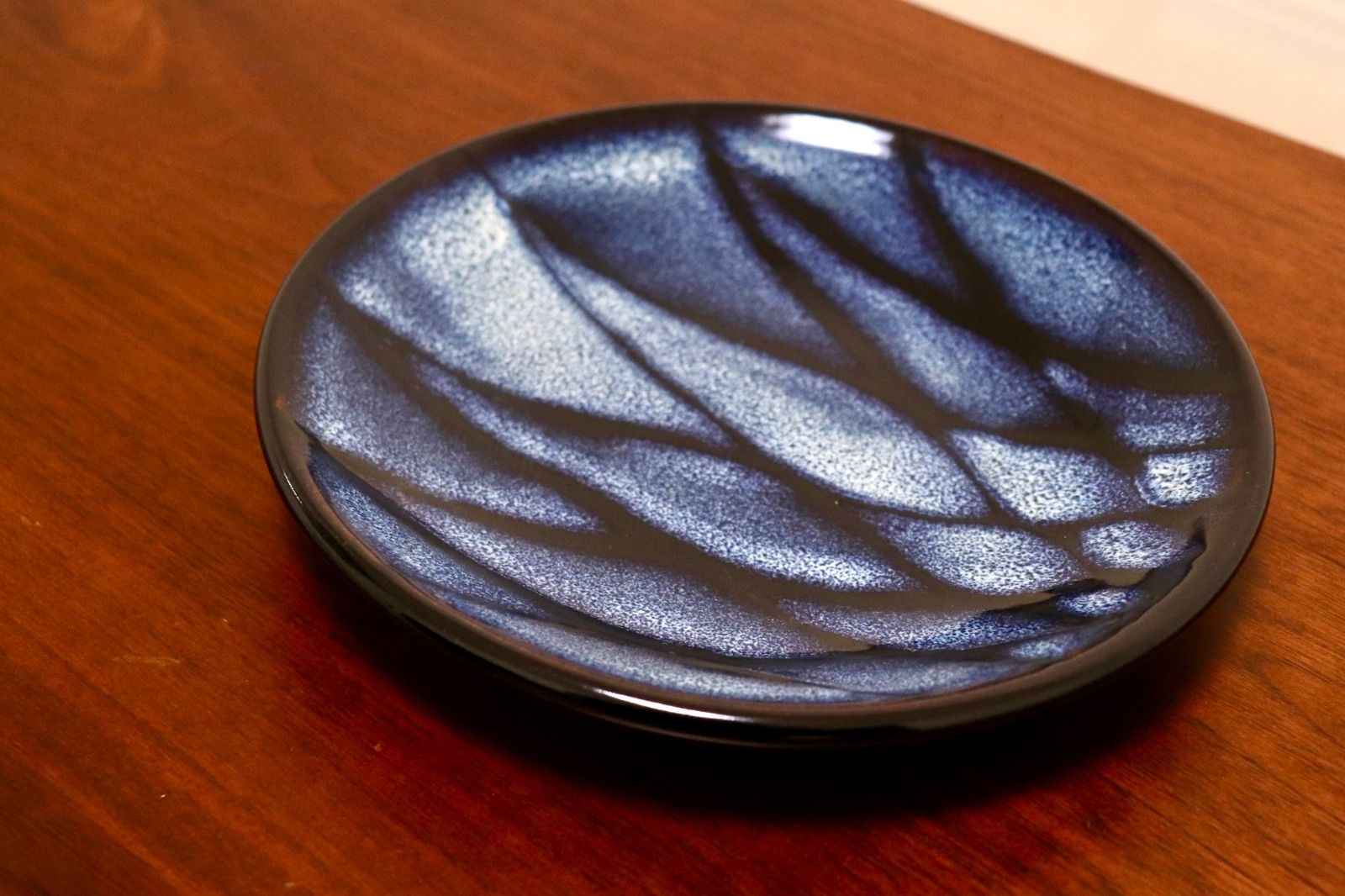 GMIO328B○陶勝窯 丹波焼 網目皿6寸 市野勝 市野勝磯 陶器 工芸品 丹波