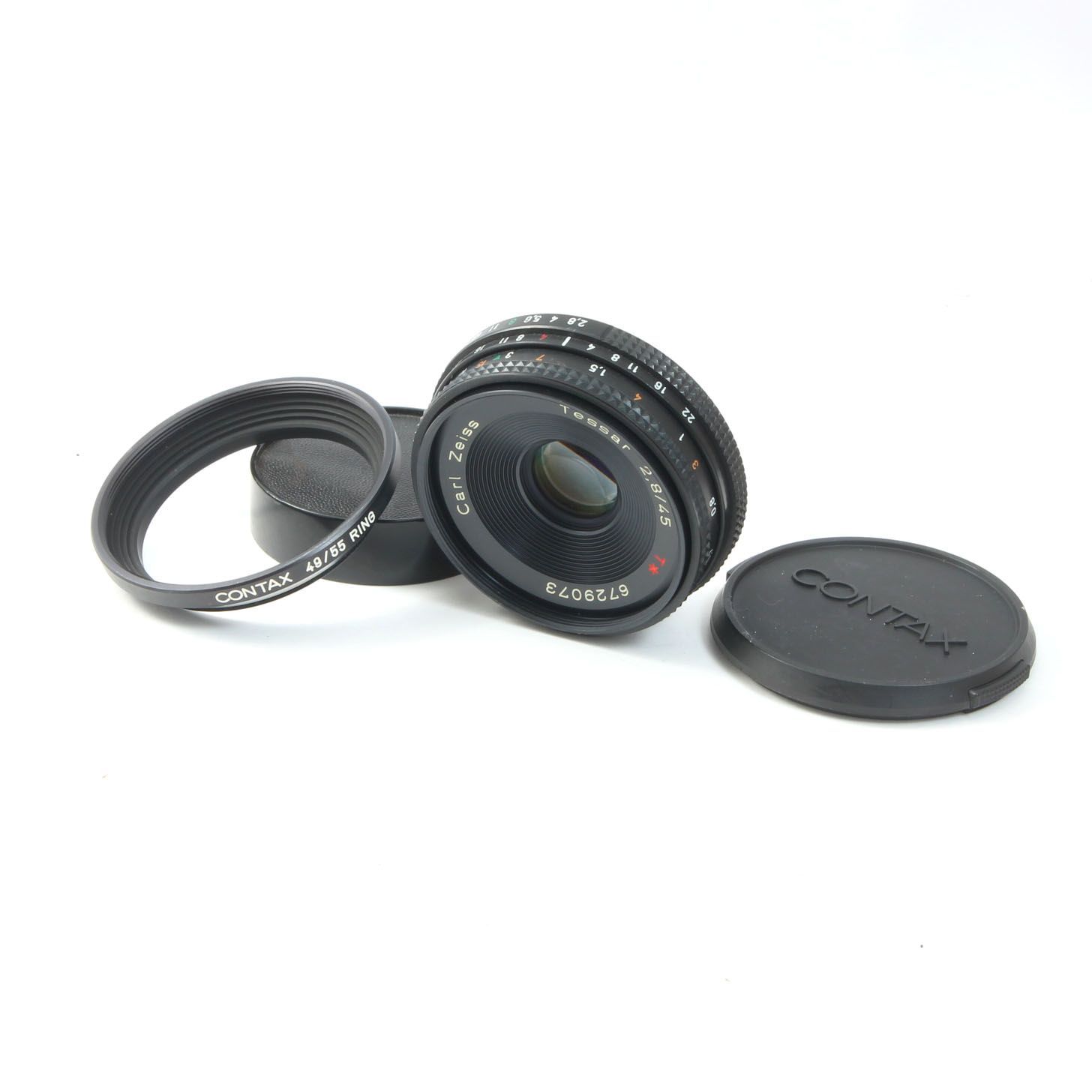 CONTAX コンタックス Carl Zeiss Tessar T* 45 mm F 2.8 AE