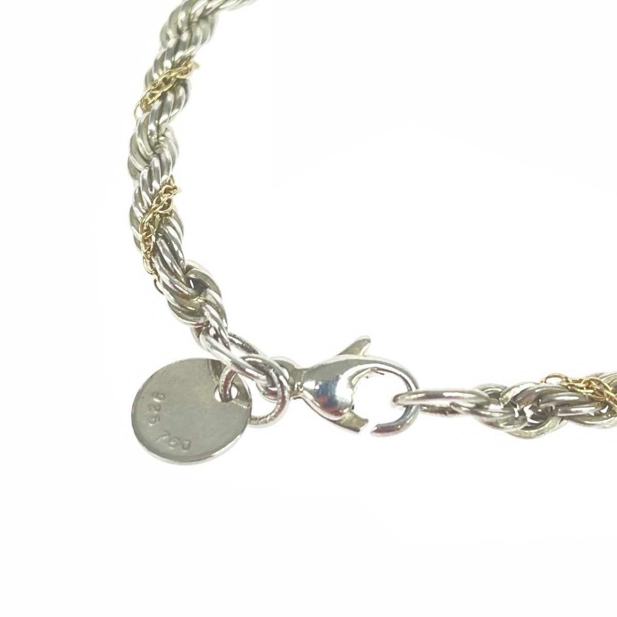 TIFFANY&Co. ティファニー ツイストロープチェーンブレスレット SV925