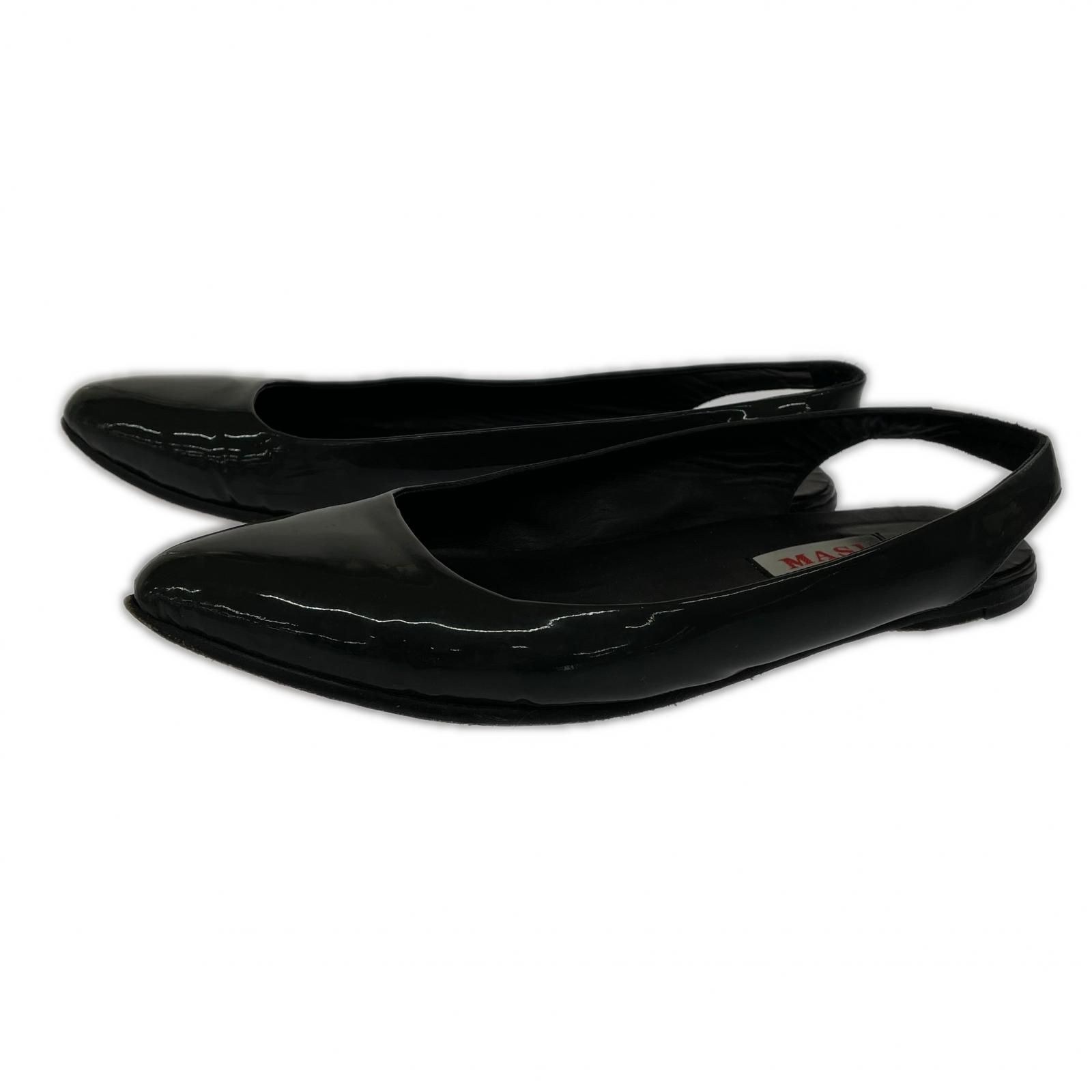 MASU 24 SS enamel mule 44 グリーン