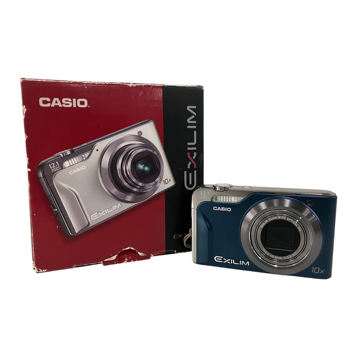 CASIO カシオ EXILIM EX-H10 デジタルカメラ デジカメ シルバー 4.3