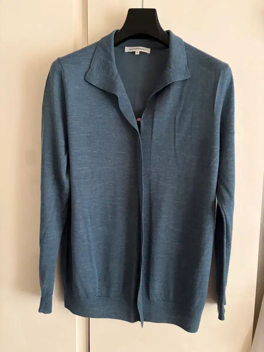 洗濯 0 |the CASHMERE カシミア シルク リネン ニットトップスF