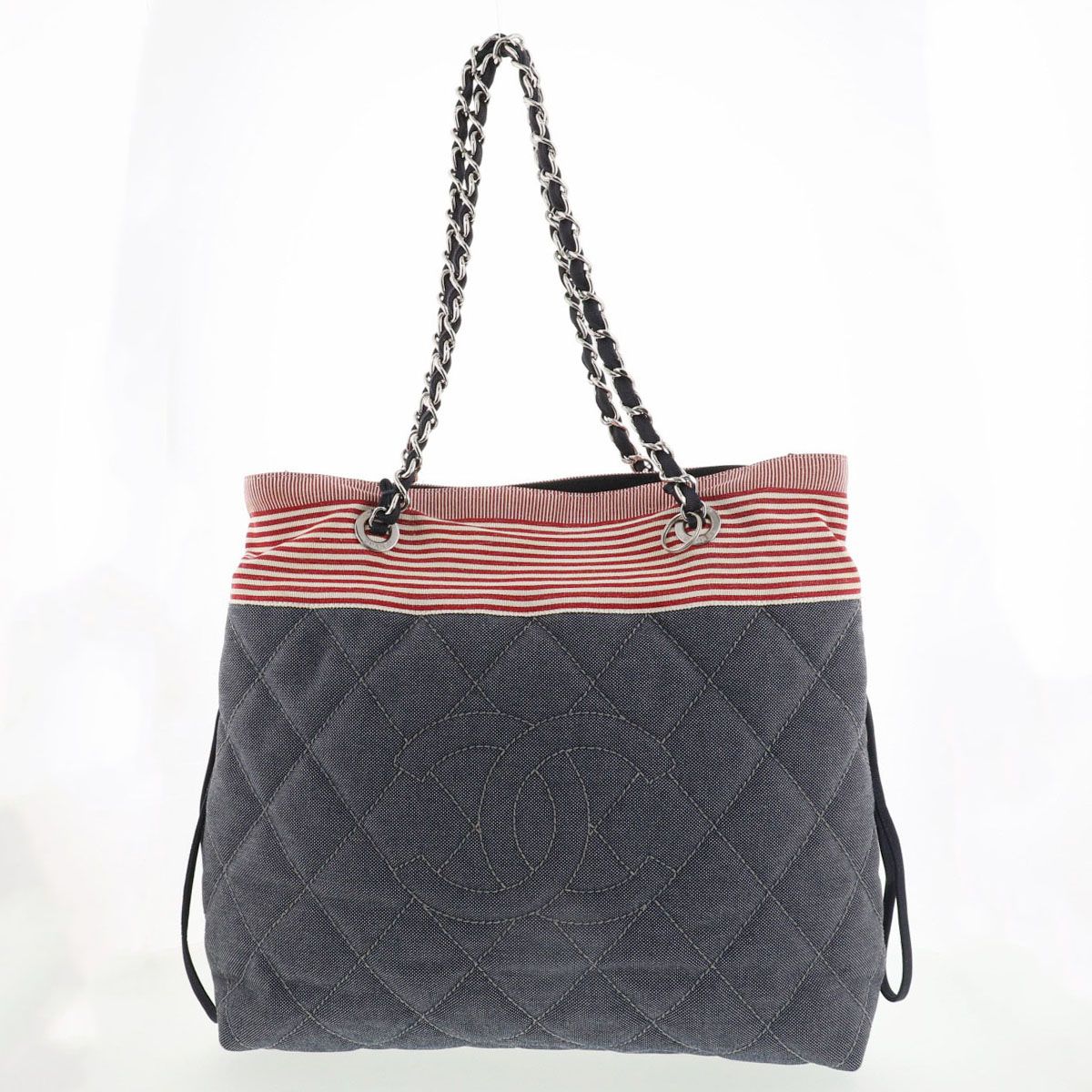 CHANEL シャネル クルーズライン デニム チェーンショルダーバッグ 