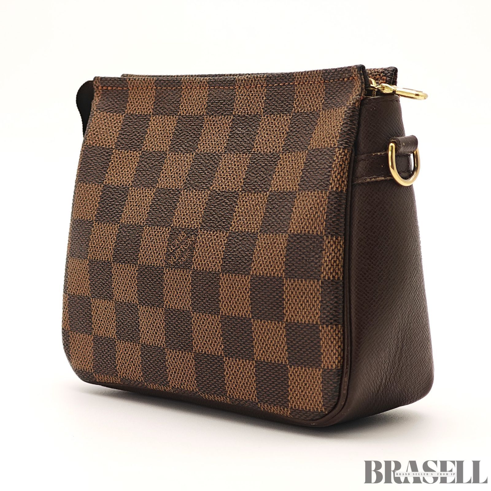 LOUIS VUITTON N 51982ダミエトゥルースメイクアップ ポーチ 51982 バッグ 小物入れ ブラウン レディース