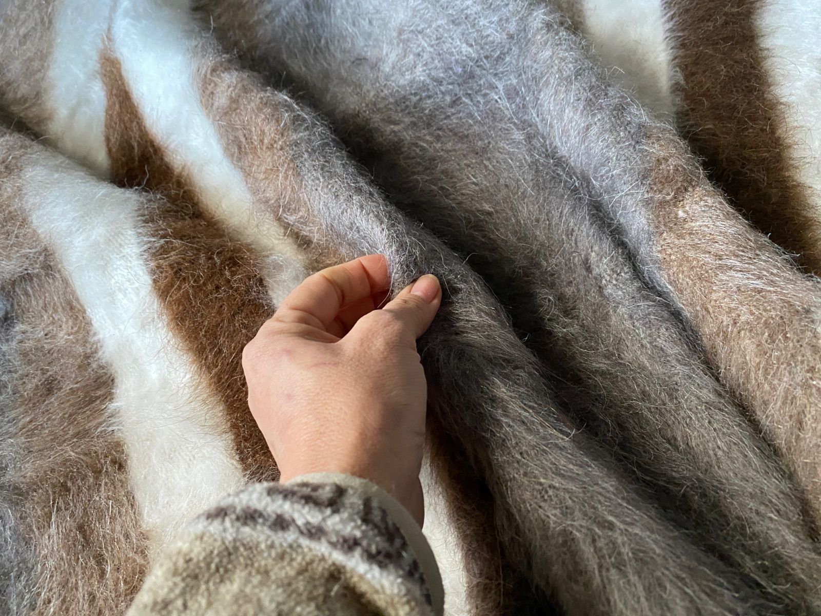 トルコのシイルトで140年前から伝統的に織られているアンゴラヤギの