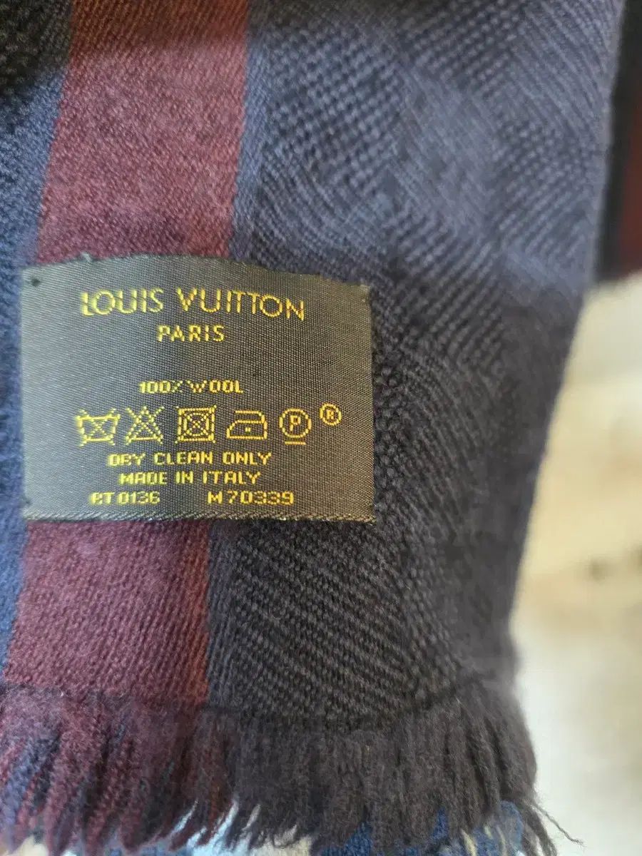  ルイヴィトン ストライプ マフラー ネイビー マフラー 小物