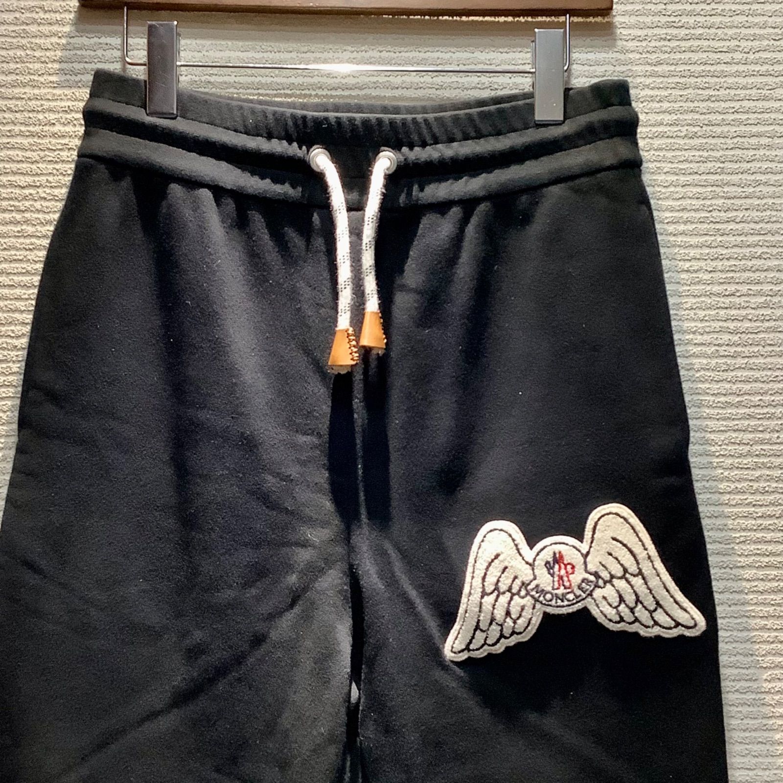 MONCLER GENIUS×Palm Angels モンクレール ジーニアス パームエンジェルス 21 AW スエットパンツ ジャージ 黒 ブラック S メンズ I 122|T 3