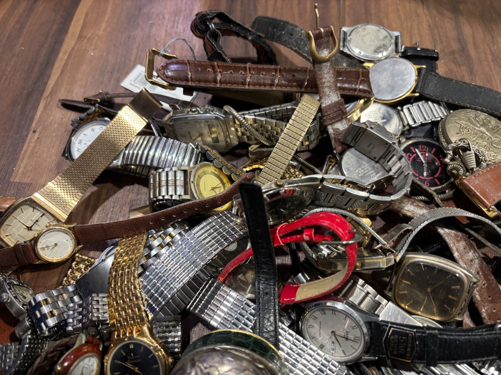  質Banana 腕時計|懐中時計 クォーツウォッチ 品 動作未 112本 セイコーなど 腕時計(クォーツ) 腕時計(アナログ)