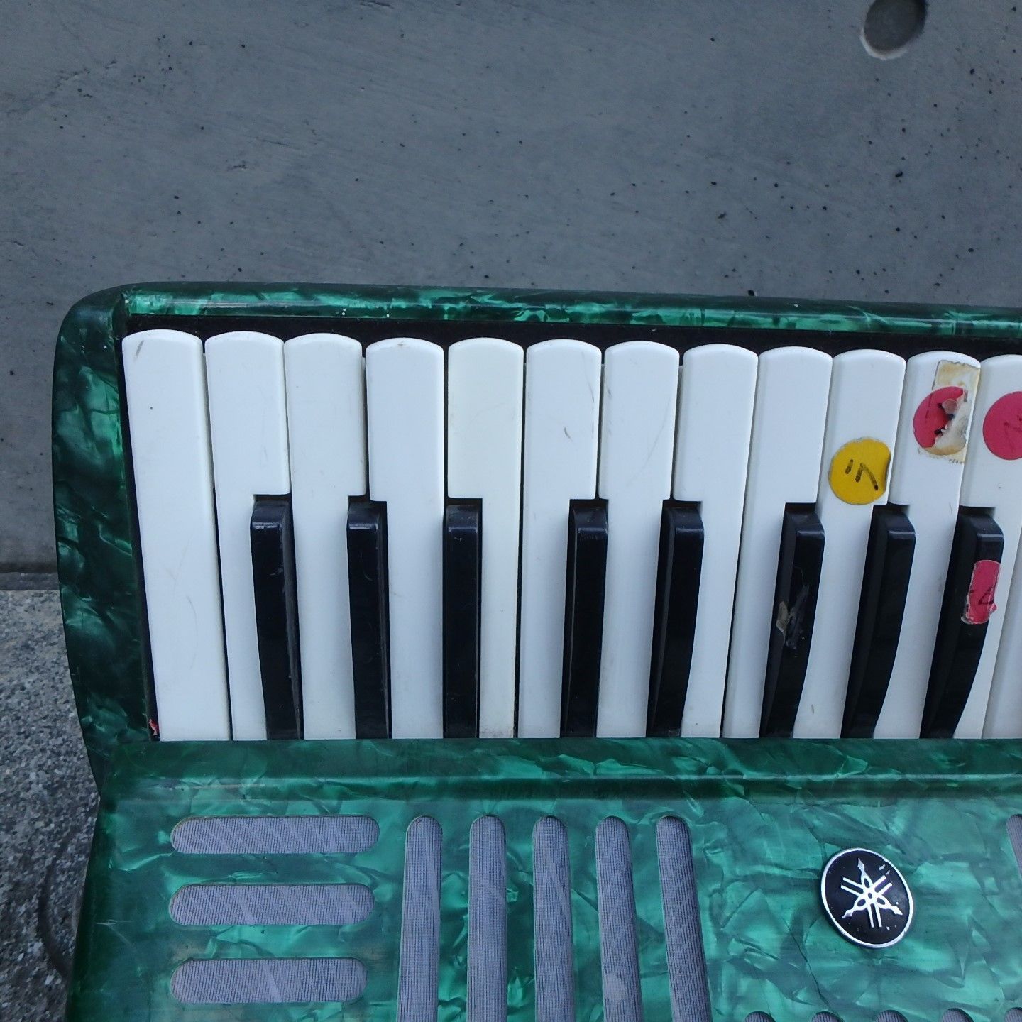 YMAHA ヤマハ アコーディオン ALTO-32 32鍵盤 ケースなし 鍵盤楽器