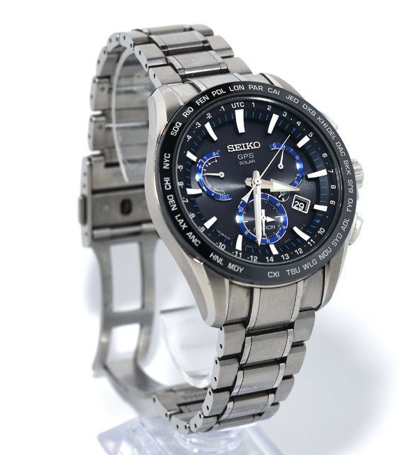 SEIKO セイコー ASTRON アストロン SBXB 107 8 X 53 0 AD 2 Xシリーズ デュアルタイム ソーラー メンズ
