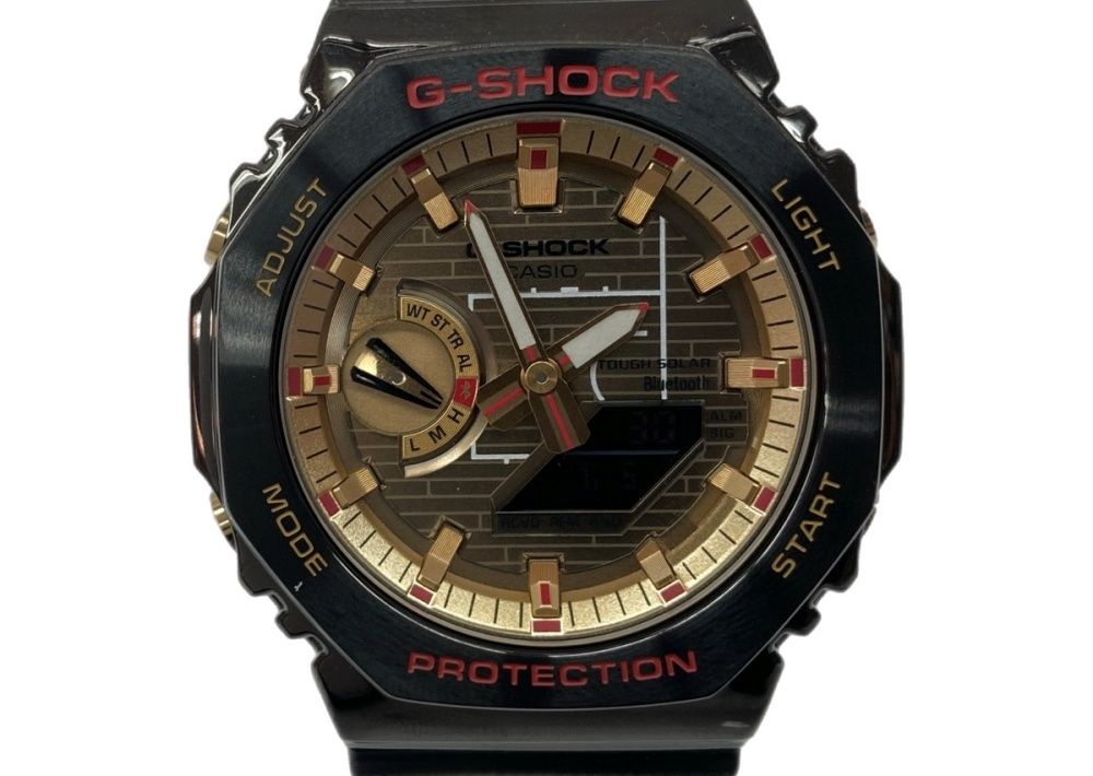 ジーショック G SHOCK CASIO カシオ 八村塁 シグネチャーモデル 20気圧防水 アウトドア 腕時計 ウォッチ 5729 黒 金 GBM 2100 メンズ腕時計ブラック 104 T 42
