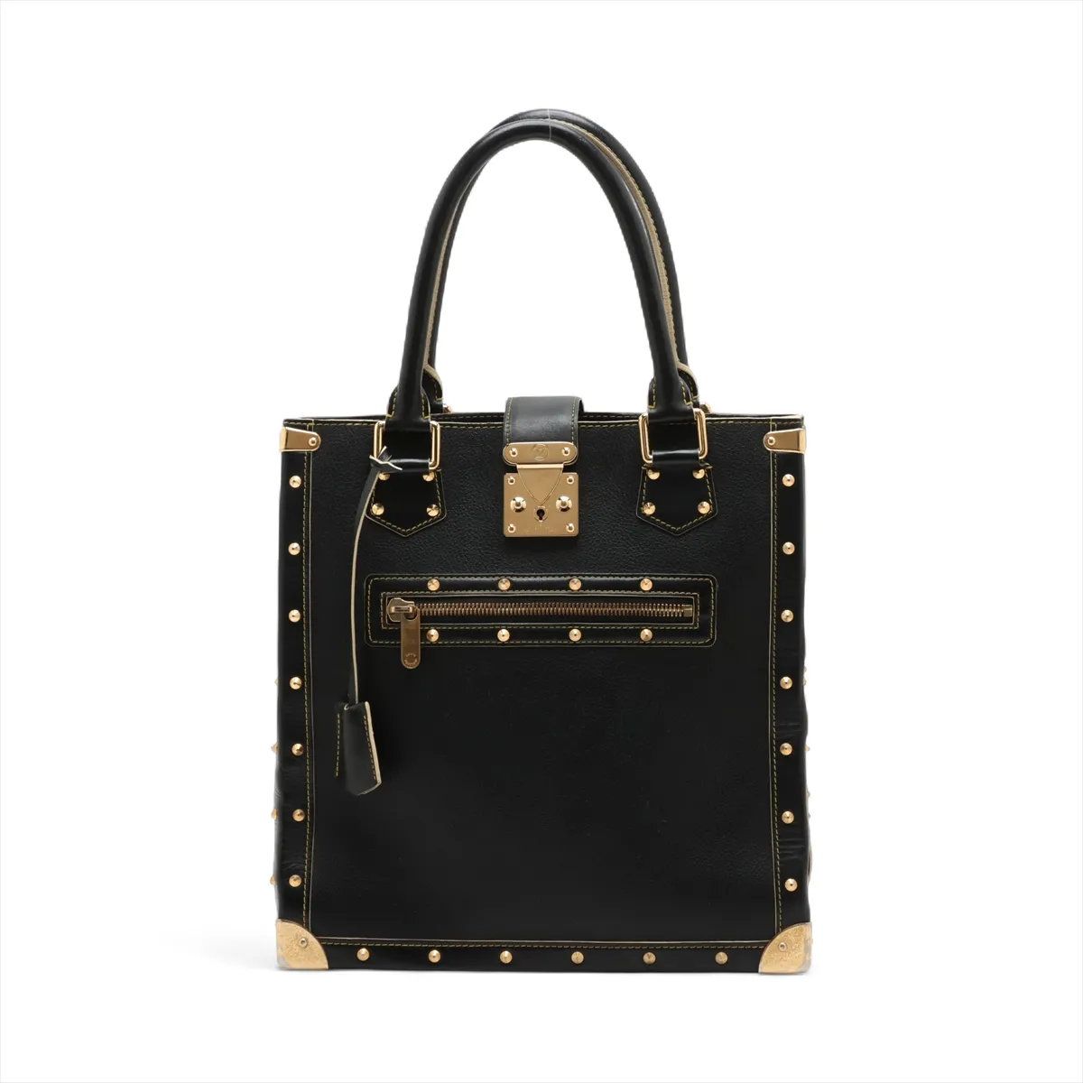 ルイヴィトン スハリ アンプレヴィジーブル ノワール M 91816 レザー ハンドバッグ トート 本革 レディース MMM DG 50 4