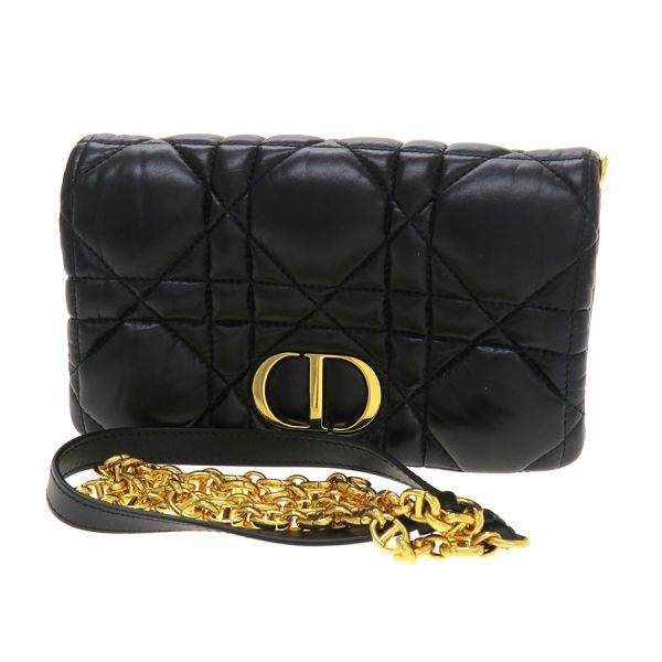 クリスチャン ディオール DIOR CARO ポーチ マクロカナージュ S 5135 Aランク