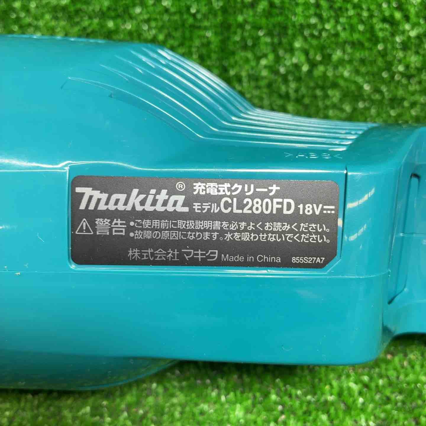 美品】 マキタ コードレス掃除機CL280青 カプセル式&サイクロン 18V