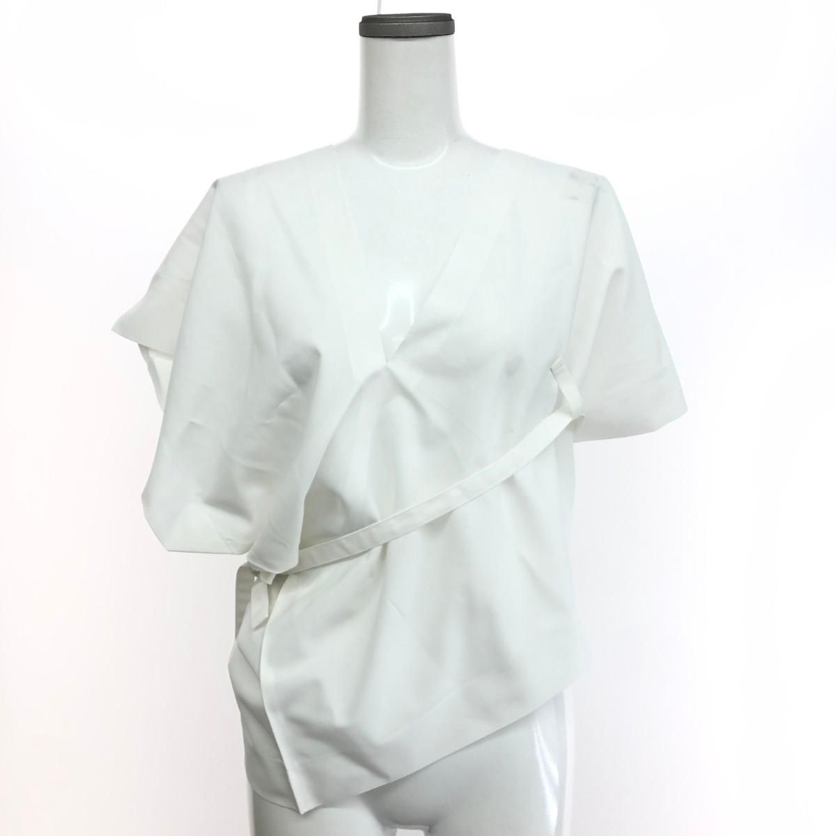 ISSEY MIYAKE イッセイミヤケ 変形ブラウス IL91FJ501 ホワイト 