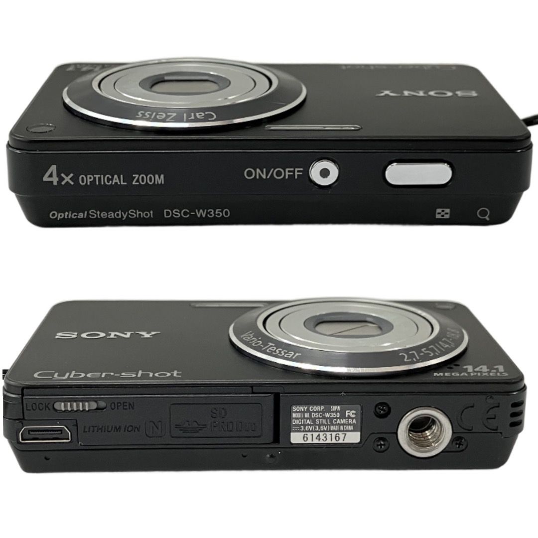 SONY DSC-W350 Cyber-Shot ソニー コンパクトデジタルカメラ コンデジ