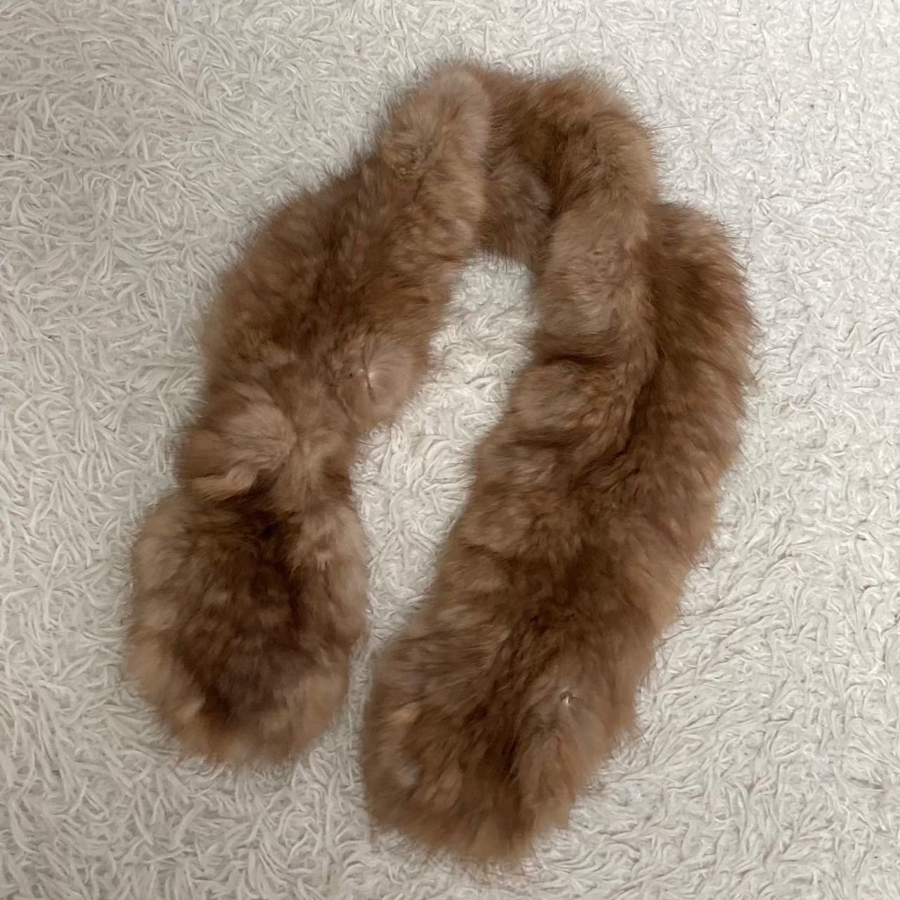 Faviora ファーストール ブラウン セーブル 襟巻き ファーマフラー