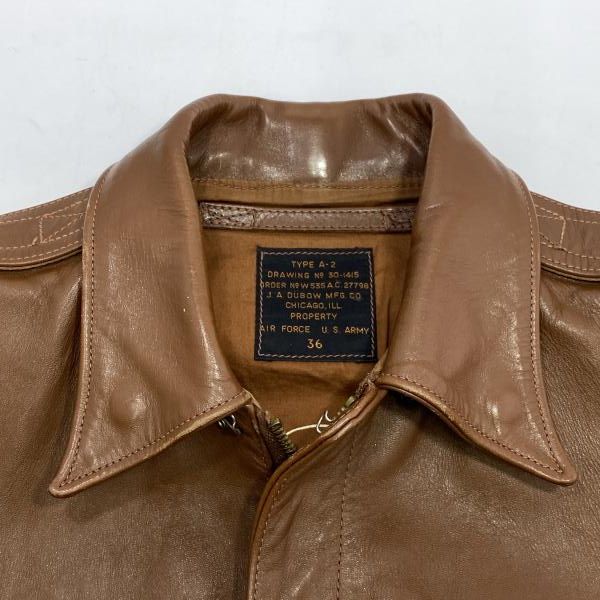 中古】The REAL McCOYS J.A.DUBOW 実名復刻 A-2 フライトジャケット