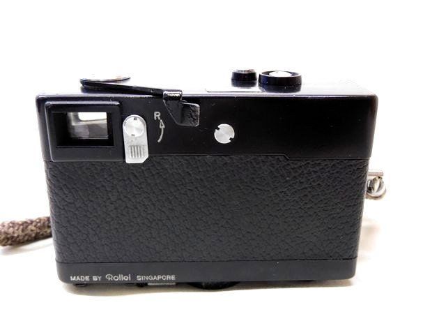 ローライ 35 S Rollei フィルムカメラ コンパクト ブラック 40ｍｍ シンガポール製 Sonnar F 2 8 ケース付き 7Ｌ