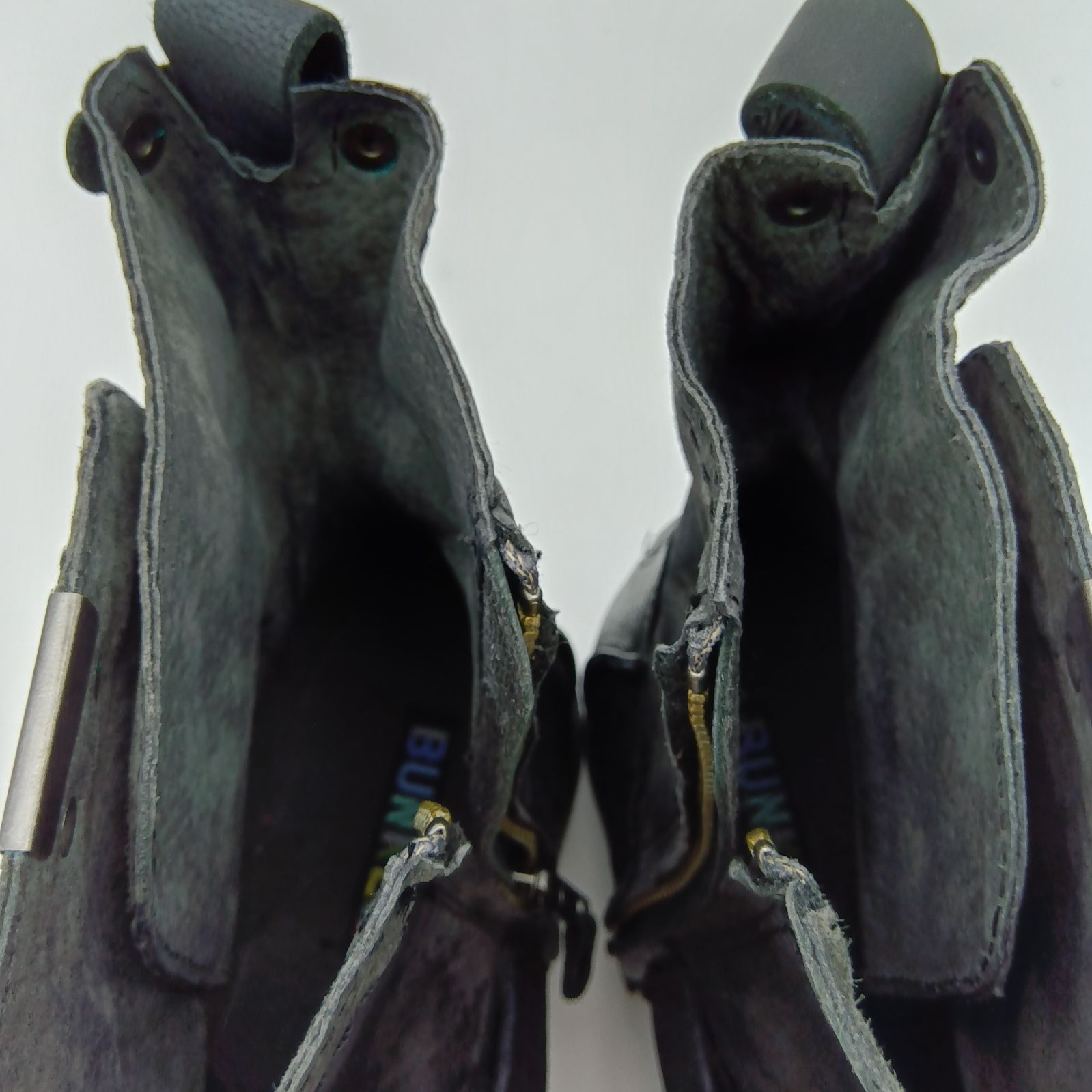  BUNKER バンカー レザー ブーツ ブラック メンズ 27 5 cm E 1 4 その他 ブーツ 革靴