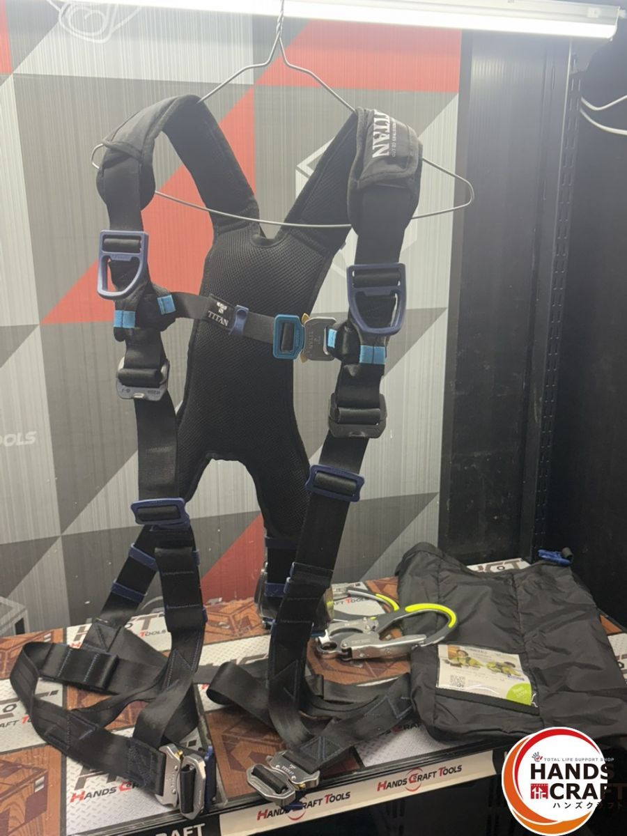 〇 タイタン PAHN 10 A BL M フルハーネス Mサイズ ワンタッチ式 墜落制止用器具の規格 適合 ハンズクラフト佐賀