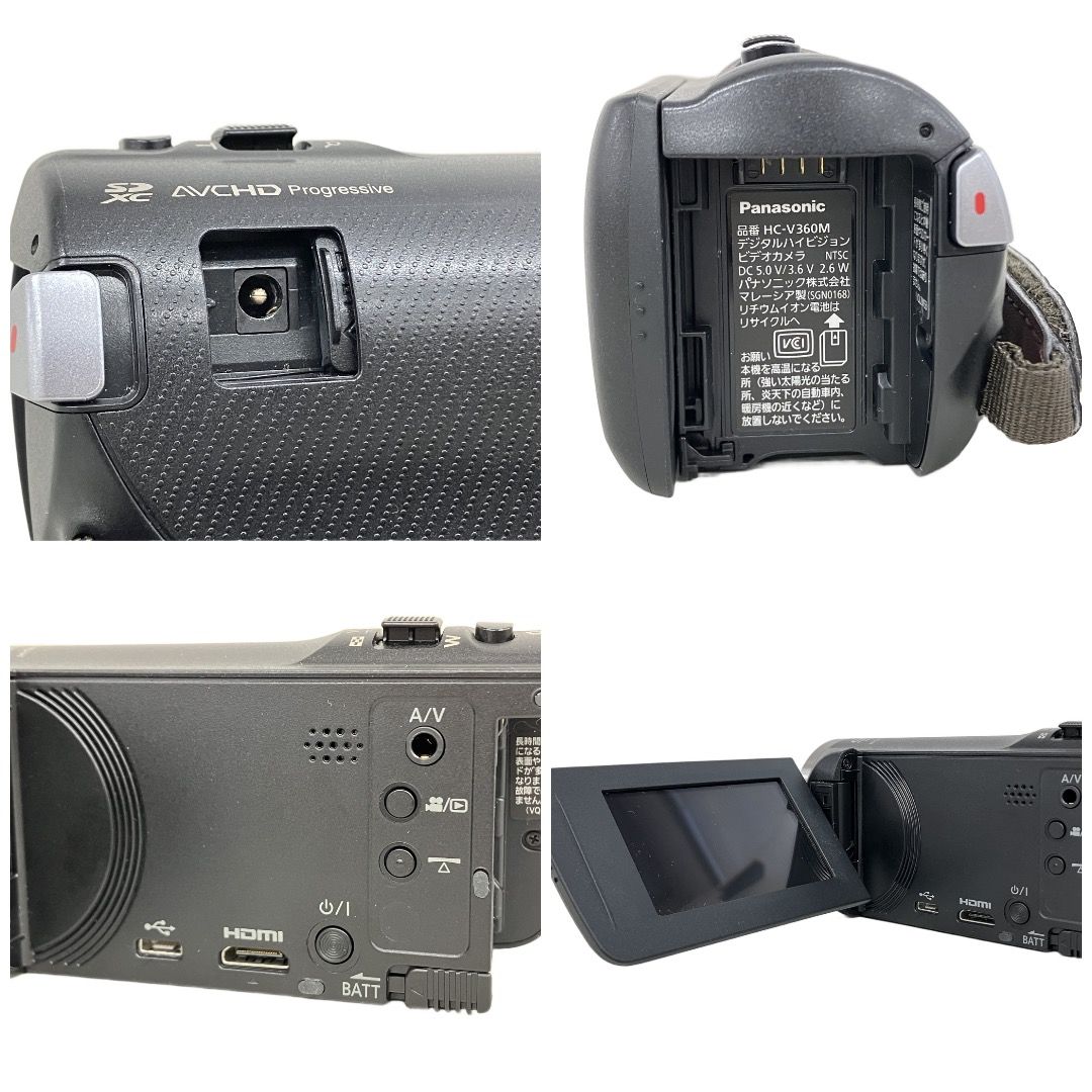 Panasonic パナソニック HC-V360M-K フルハイビジョン ビデオカメラ