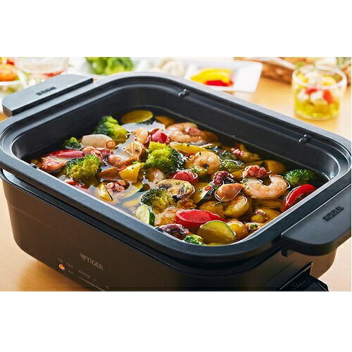 ホットプレート 〈ダイニングプレート〉 アイアンブラック タイガー