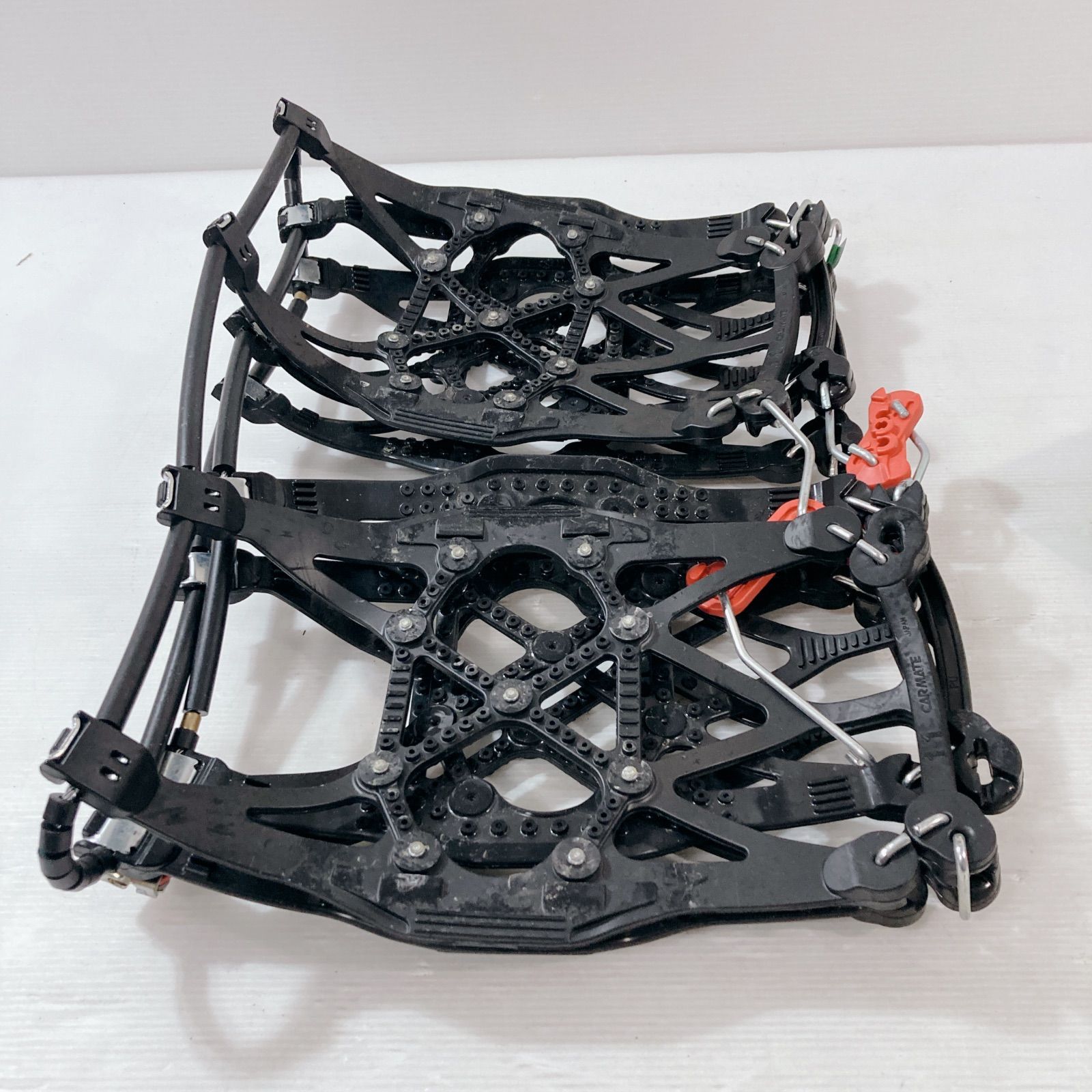 カーメイト バイアスロンクイックイージー QE 11 非金属製タイヤチェーン ゴムチェーン 滑り止め メイドインジャパン 日本製