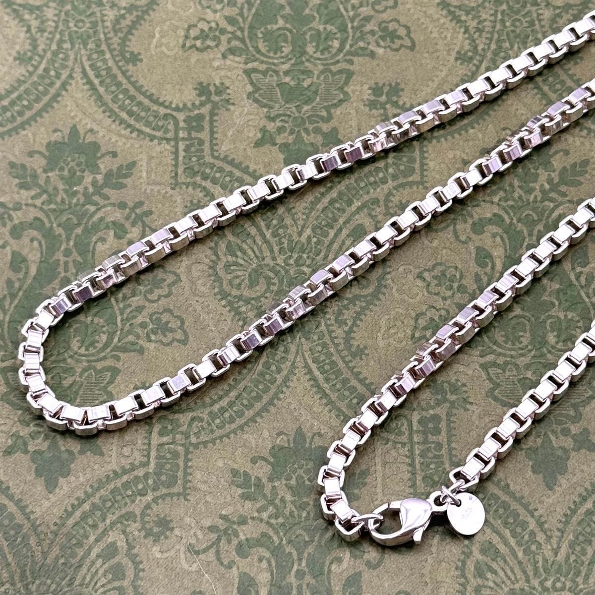 ティファニーシルバーベネチアンネックレス92㌢ネックレス同トップ付き TIFFANY&Co.（ティファニー） ペンダントトップ ポインセチア シルバー