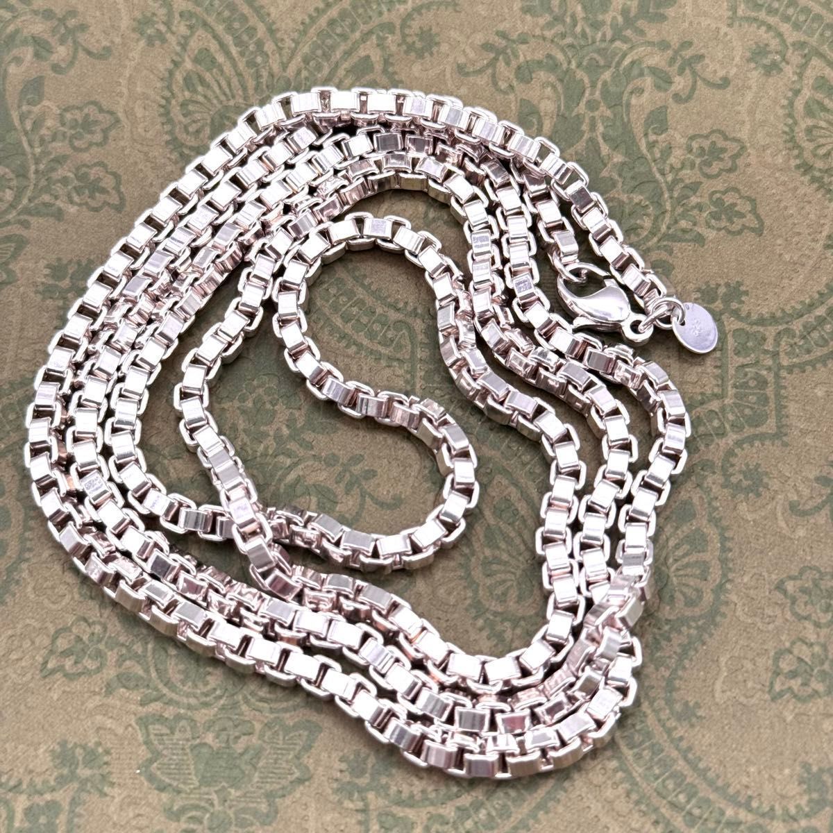 ティファニー ベネチアンチェーン 二重 ダブル 92cm ネックレス 1035