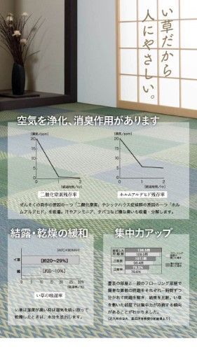 い草ラグ 花ござ カーペット ラグ 4.5畳 格子柄 市松柄 ピーア ブラウン 団地間4.5畳 約 動物柄マット その他 